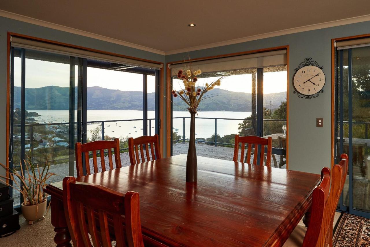 Akaroa Holiday Home Spacious And Quite With Stunning Harbour Views And Close To Town Kültér fotó
