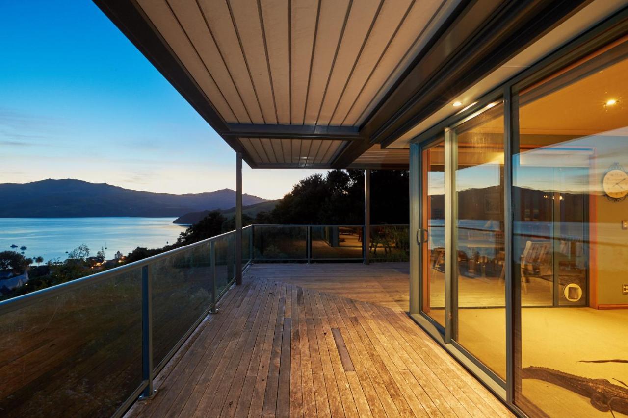Akaroa Holiday Home Spacious And Quite With Stunning Harbour Views And Close To Town Kültér fotó